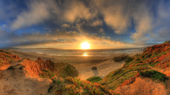 Awesome nature beach sun