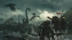 Axes fantasy art battle creature artwork