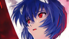 ayanami rei neon genesis evangelion moon face anime girls
