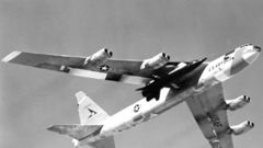 B-52 Stratofortress monochrome planes