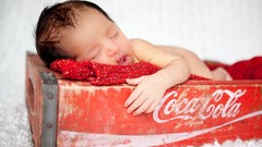 Baby coca-cola photograph