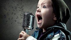 Baby microphones digital digital art