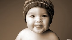 Baby sepia