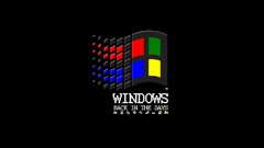 Back Operating Systems logos microsoft windows retro art The 