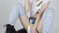 Back stockings socks asians