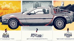 Back to the Future drawings posters delorean artwork delorean 