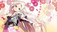 Backgrounds blondes braids vocaloid ia