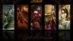 Backgrounds League of Legends video games riot games Akali