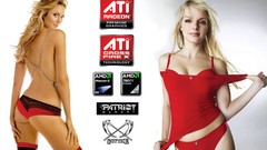 Backgrounds yvonne catterfeld stacy keibler ATI Radeon
