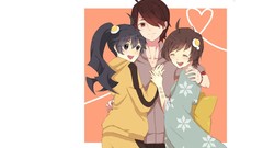 Bakemonogatari araragi koyomi araragi karen Japanese clothes 