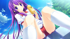 Bakemonogatari game cg senjougahara