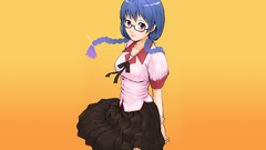 Bakemonogatari hanekawa tsubasa meganekko
