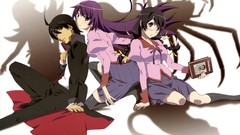 Bakemonogatari senjougahara hitagi hanekawa tsubasa araragi 