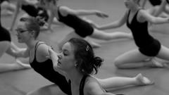 Ballet dance monochrome dancers