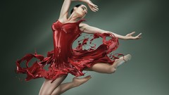 Ballet splashes Photo manipulation artwork