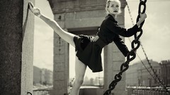 Ballet vintage black dress