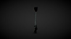 Balloons chess pieces Batman The Dark Knight Rises