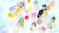 Balloons Sailor Neptune wedding