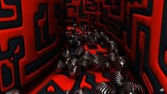 Balls abstract cgi renders