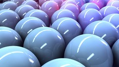 Balls abstract digital art