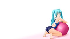 Balls Anime long hair anime girls hatsune miku vocaloid 