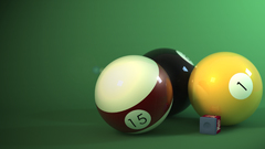 Balls billiards tables