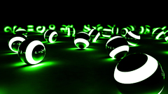 Balls glow