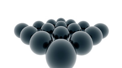 Balls graphic abstract