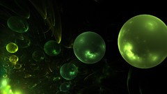Balls Green digital art