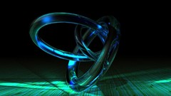 Balls lights colors 3d