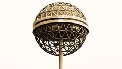 Balls lights triangles sepia circles