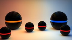 Balls Objects 3d digital art renders