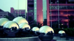 Balls sculptures marbles