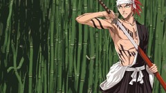 Bamboo Anime Swords tattoos bleach redheads anime boys Abarai 