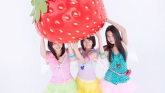 Band web Japanese strawberries models ys Simple Background AKB48