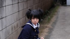 Bangs cosplay striped legwear Ushijima Iiniku