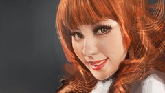 Bangs redheads artwork