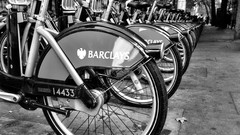 Bank United Kingdom monochrome Bicycles