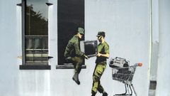 Banksy graffiti art