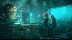 Bar artwork underwater