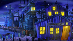 Bar skies night ships