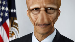 Barack Obama American Flag