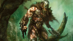 barbarian magic: the gathering fantasy art