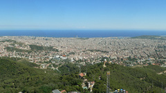 Barcelona view from tibidabo