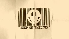 Barcode smiling minimalistic