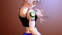 barcode sunglasses anime girls