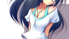 Bare shoulders brunettes idolmaster