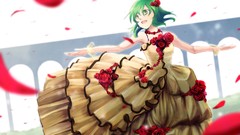 Bare shoulders woman Music