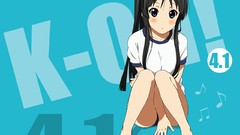 Barefoot anime girls akiyama mio gym uniforms