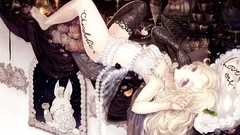 Barefoot Anime woman